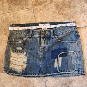 Armani Exchange demin skirt